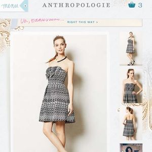 Anthropologie bow dress